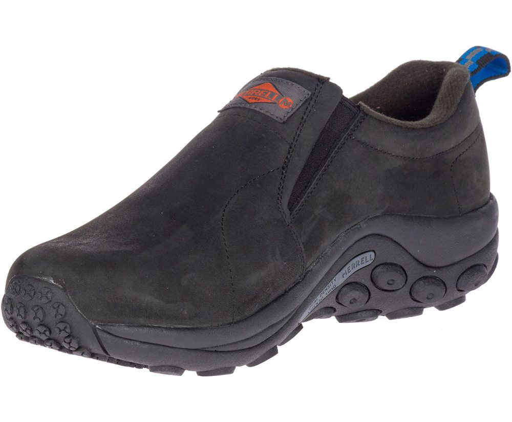 Zapatos De Seguridad Hombre - Merrell Jungle Moc Cuero Sr - Negras - ZNRM-75213